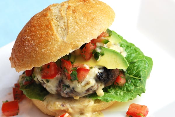 Queso Blanco Burger Queso Blanco Burger