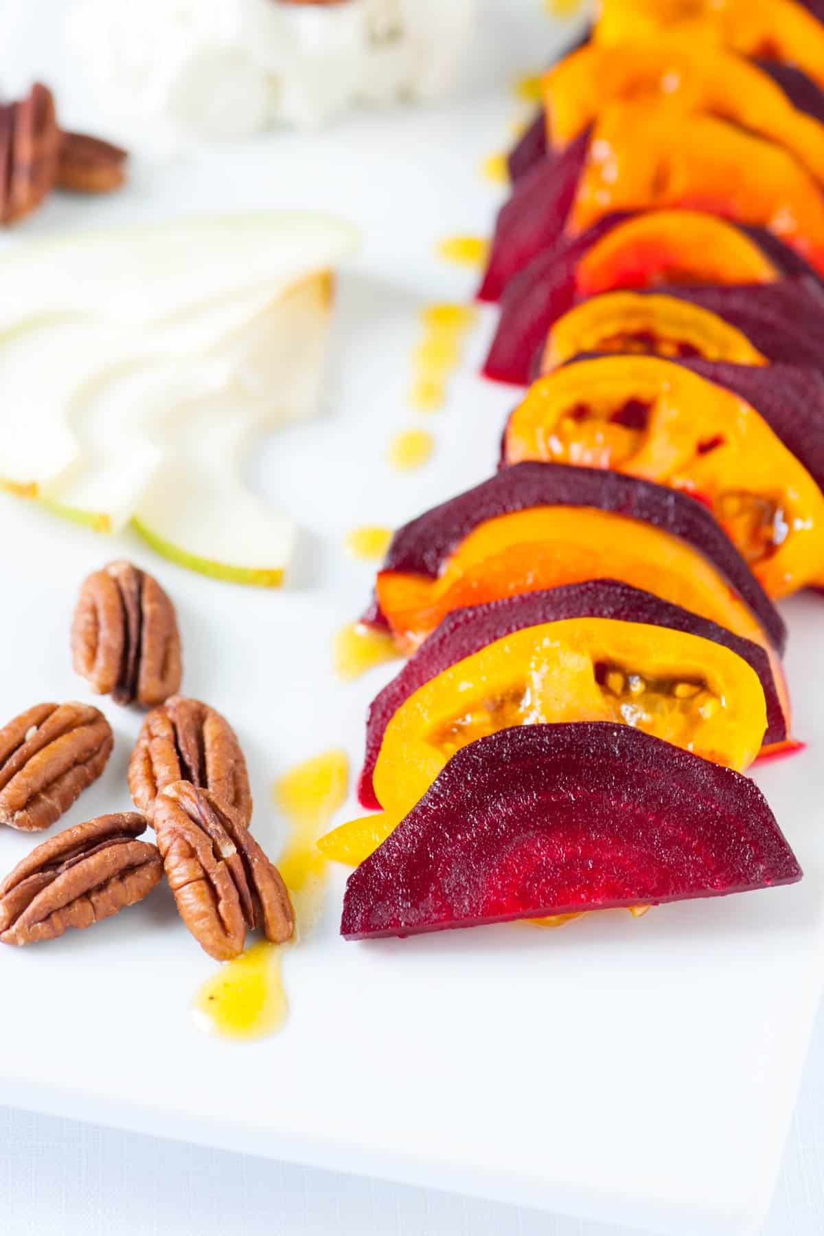 Roasted Beets, Pear and Tomato Salad