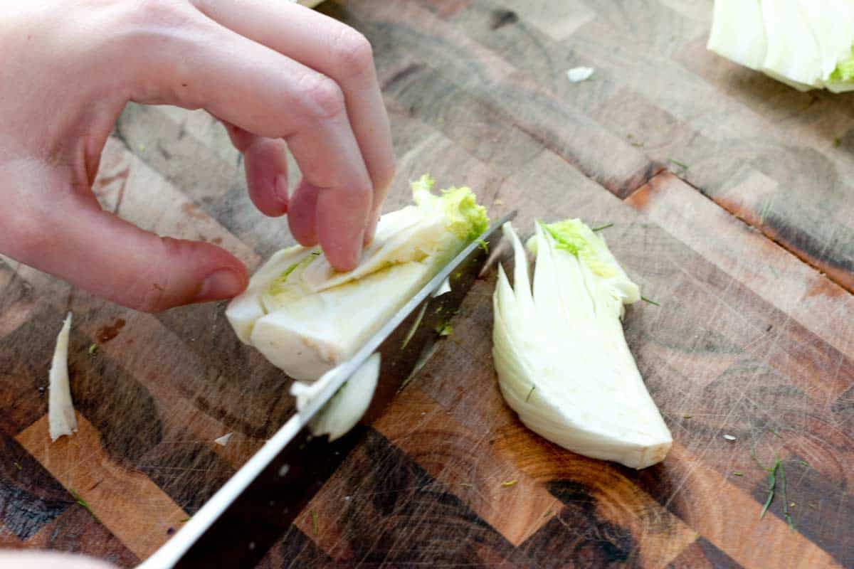 How to cut fennel for braising