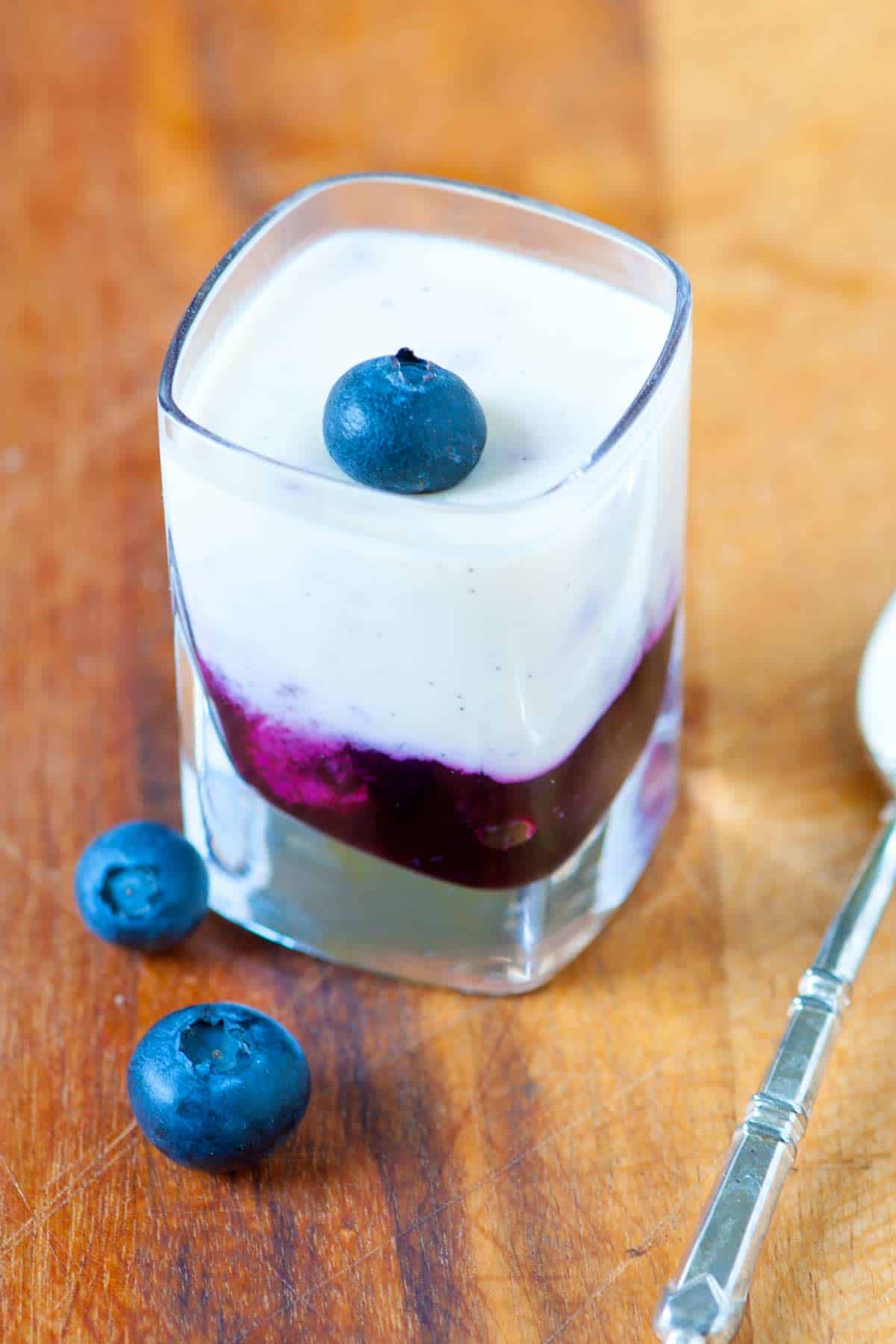 Buttermilk Panna Cotta Recipe with Blueberry Sauce Buttermilk Panna Cotta with Blueberry Sauce