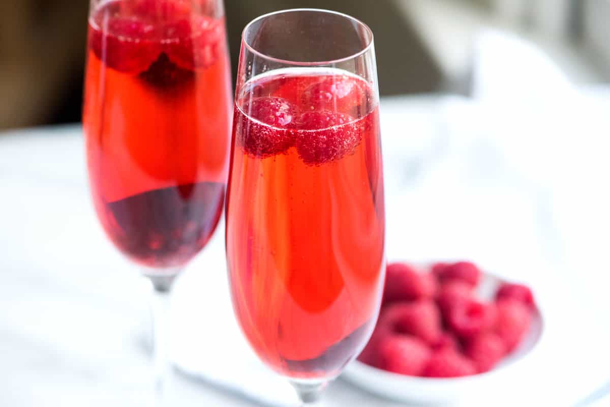 Perfect Kir Royale Cocktail