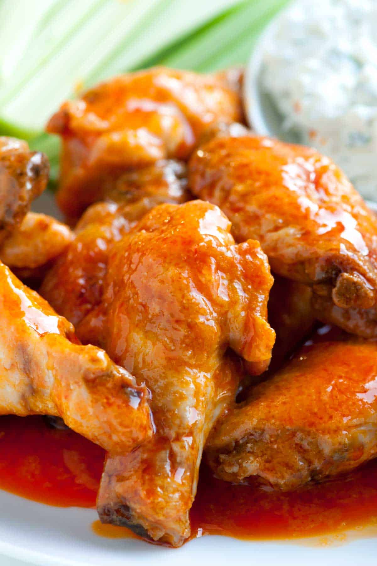 Baked Buffalo Chicken Hot Wings
