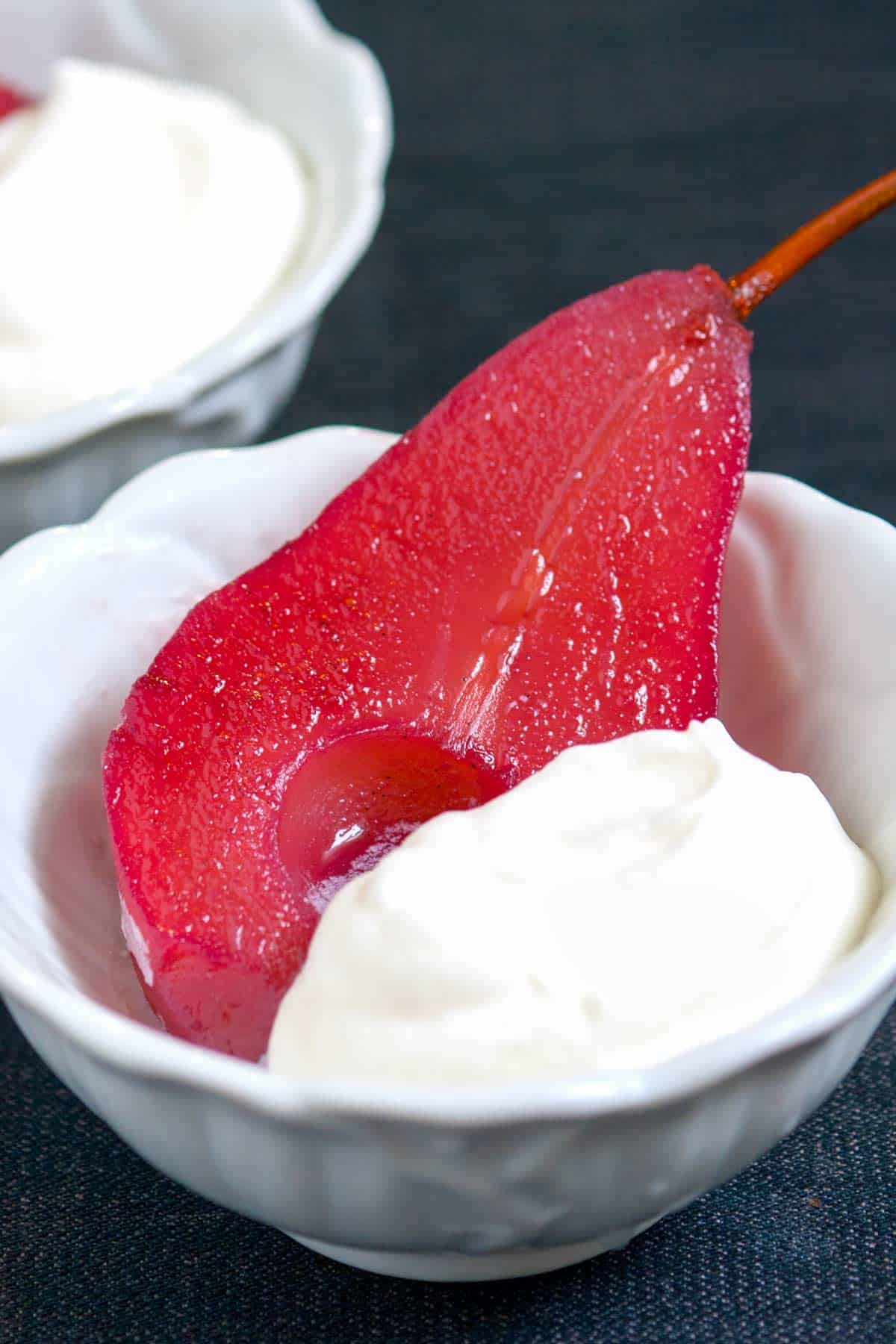 Easy Red Wine Poached Pears Recipe Red Wine Poached Pears