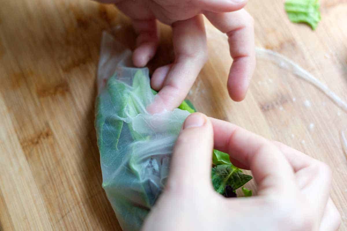 BLT Summer Rolls Recipe Using rice paper wrappers