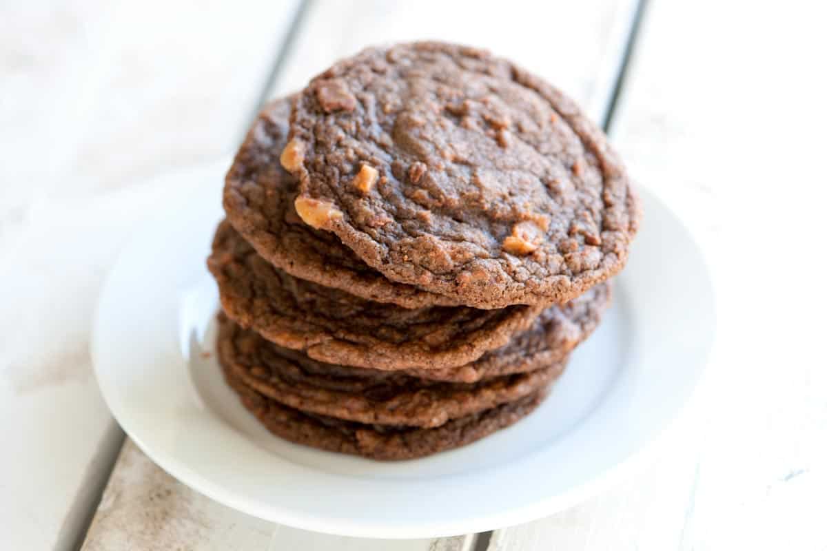 Chocolate Toffee Cookies
