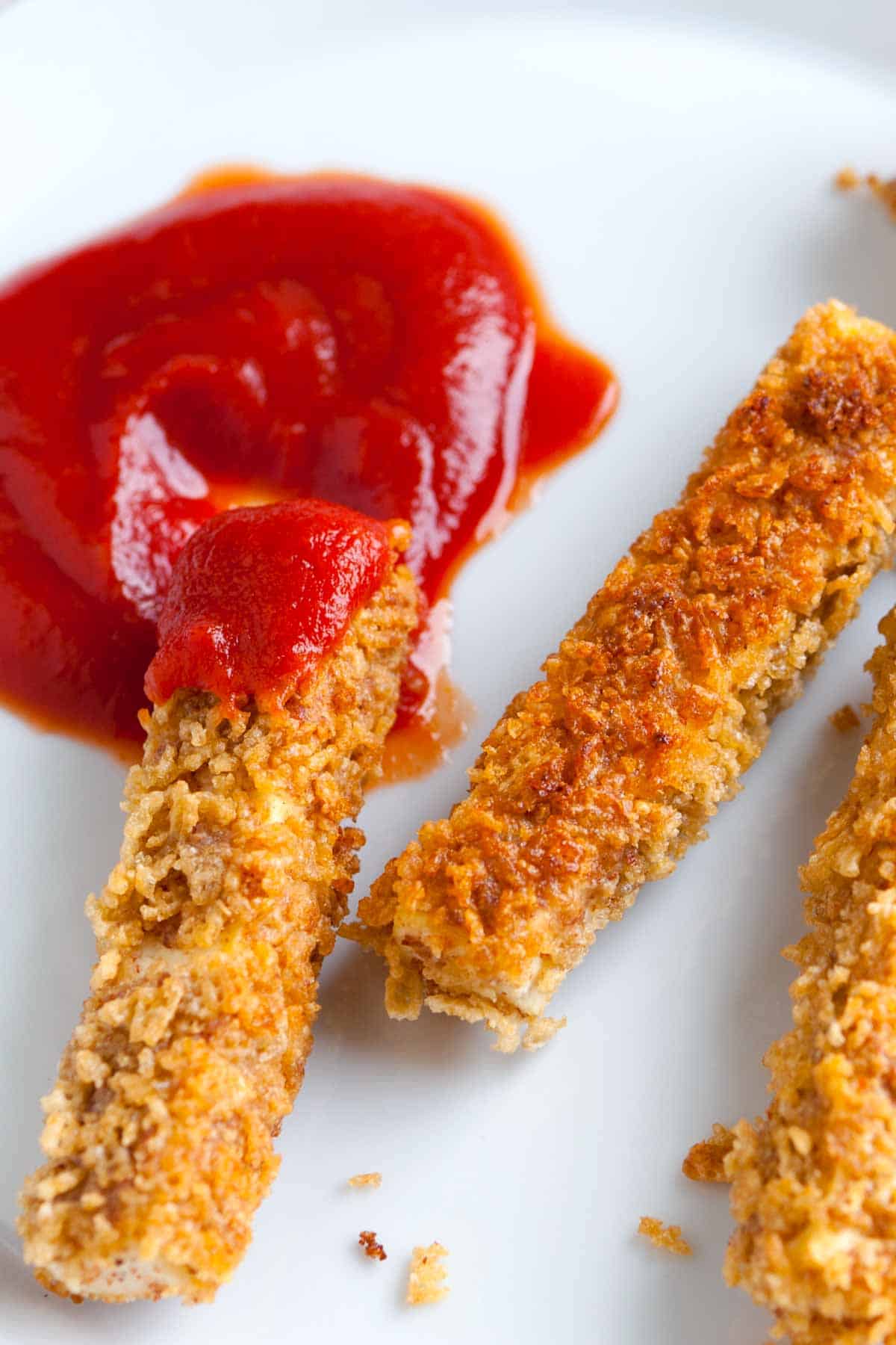 Crispy Pan Fried Tofu Fingers Recipe Crispy Tofu Fingers