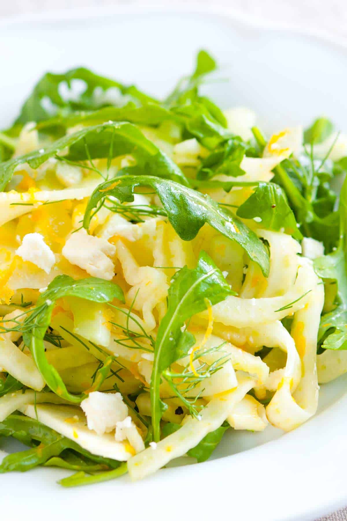 How to Make a Salad of Shaved Fennel and Arugula Arugula Fennel Salad with Orange Vinaigrette