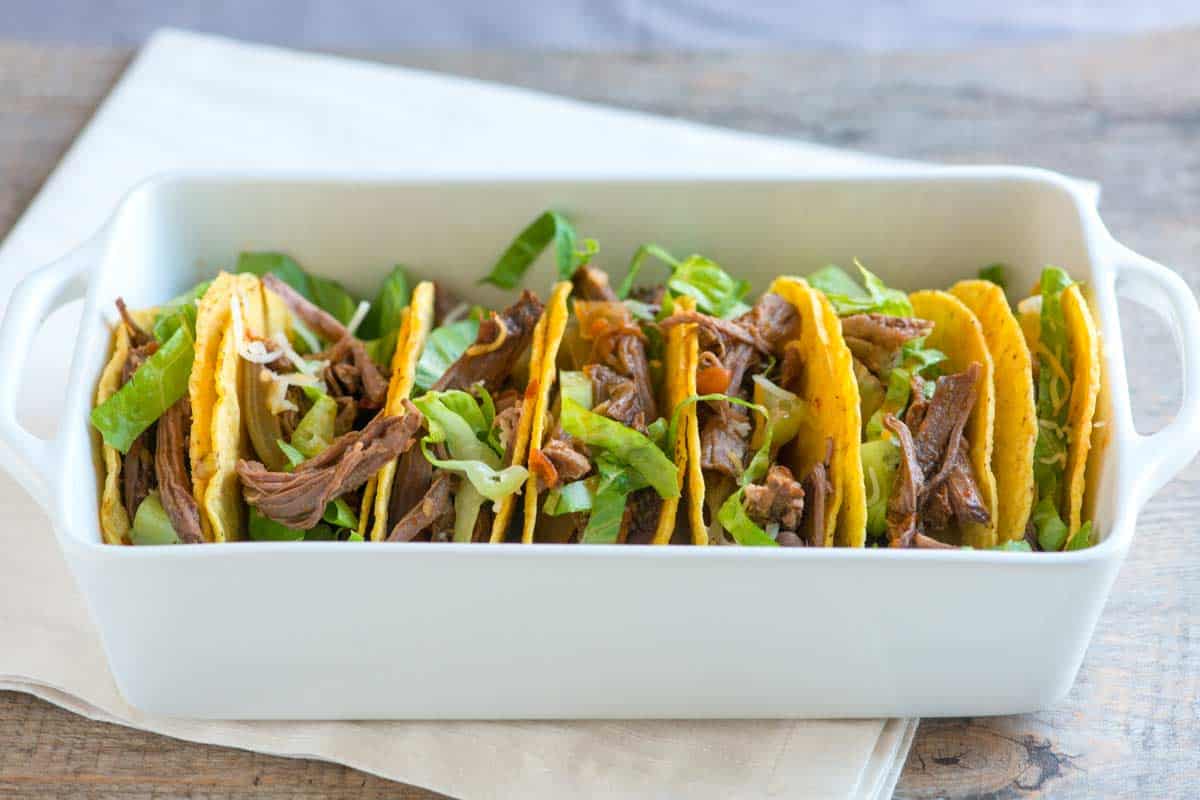 Slow-Cooker Fire Roasted Tomato and Beef Tacos Slow-Cooker Fire Roasted Tomato and Beef Tacos