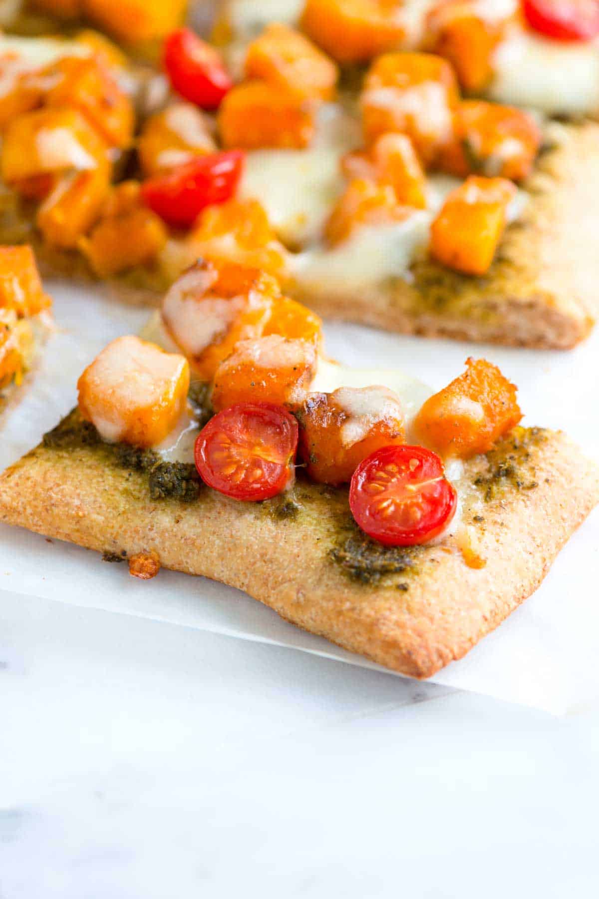 Butternut Squash and Pesto Pizza Recipe How to Make Pizza with Butternut Squash and Pesto