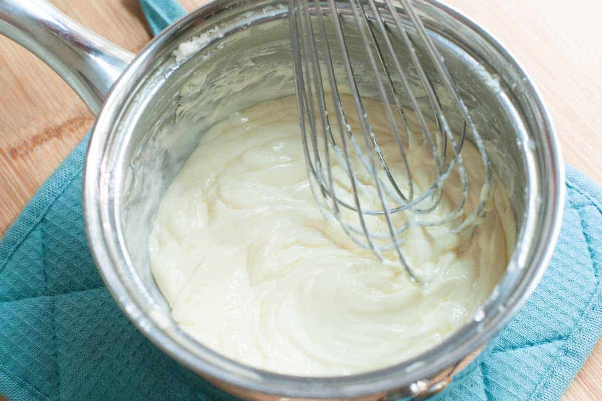 How to Make Cinnamon Pancakes The glaze for our pancakes