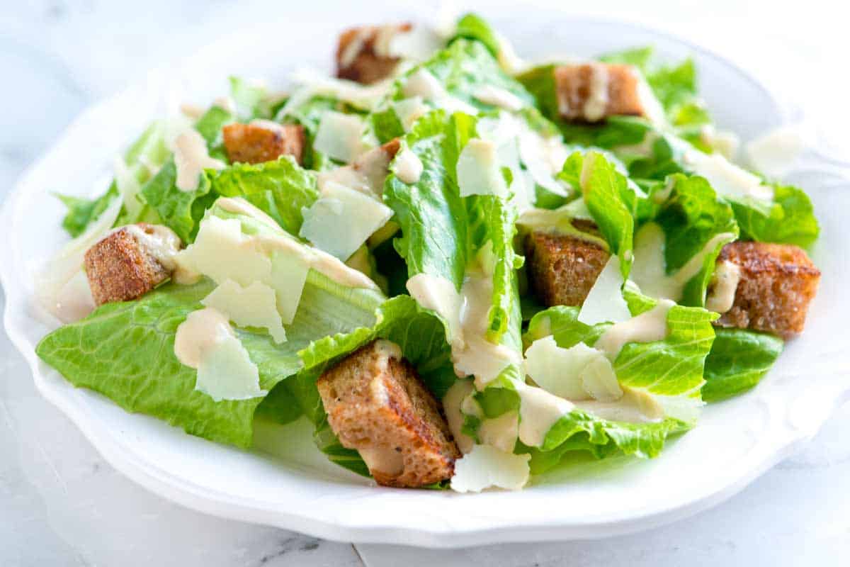 Easy Eggless Caesar Dressing