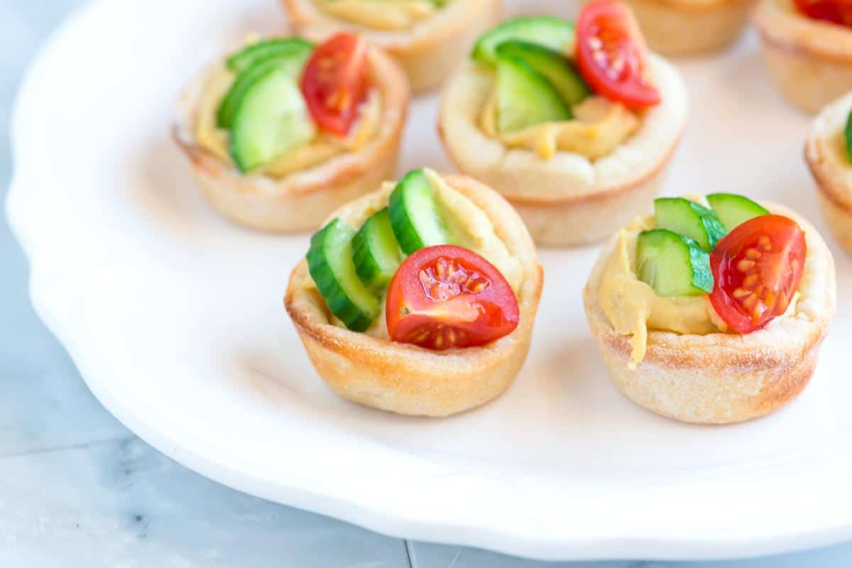 Easy Hummus Cups