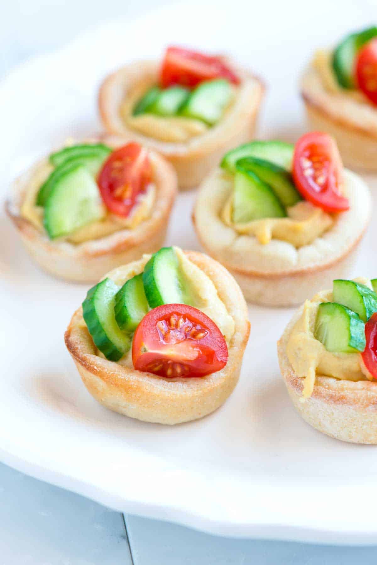 Easy Hummus Cups