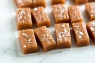 Homemade Salted Caramels