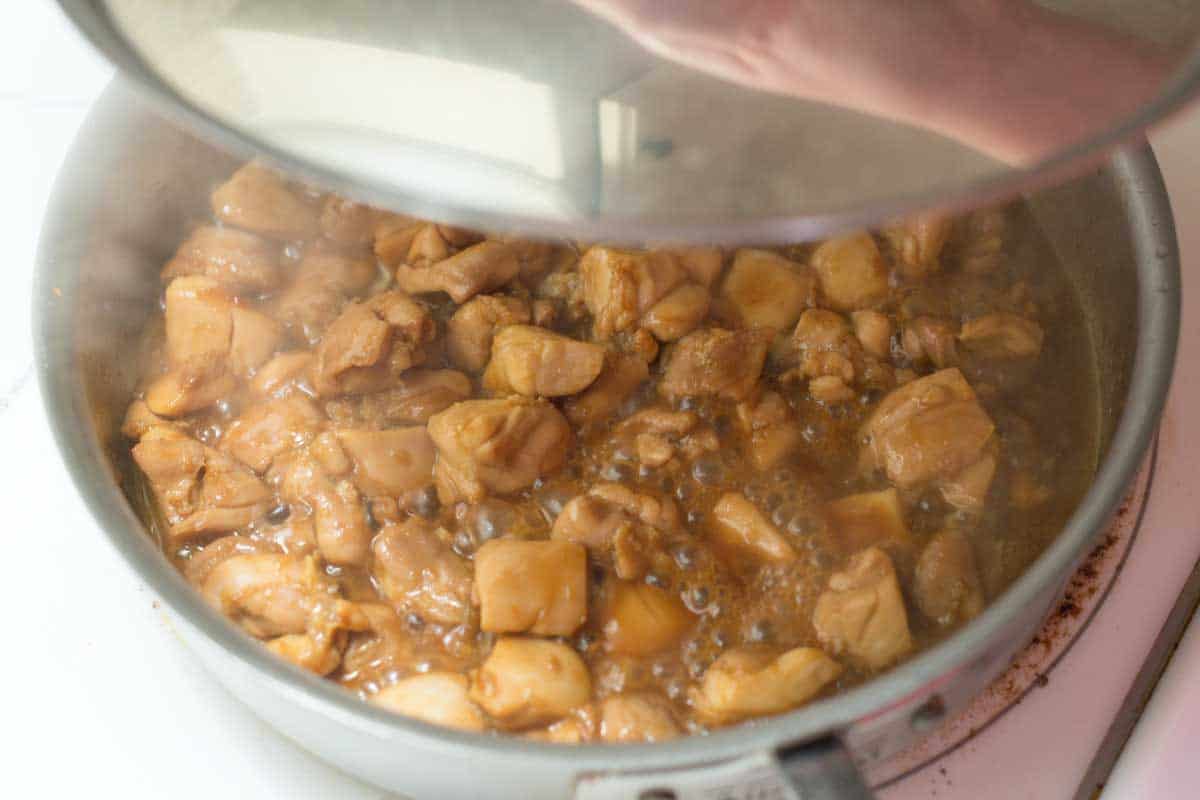 How to Make Chicken Teriyaki in 30 Minutes Cooking the chicken so the honey teriyaki sauce thickens and sticks to the chicken
