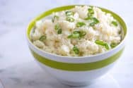 20 Minute Mashed Cauliflower Recipe