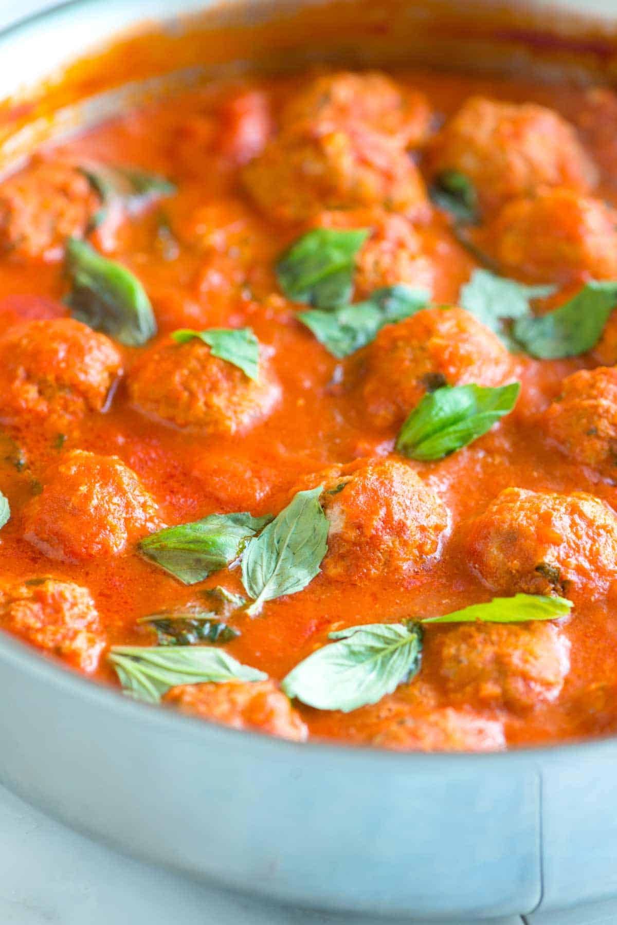 Turkey Meatballs in Tomato Sauce