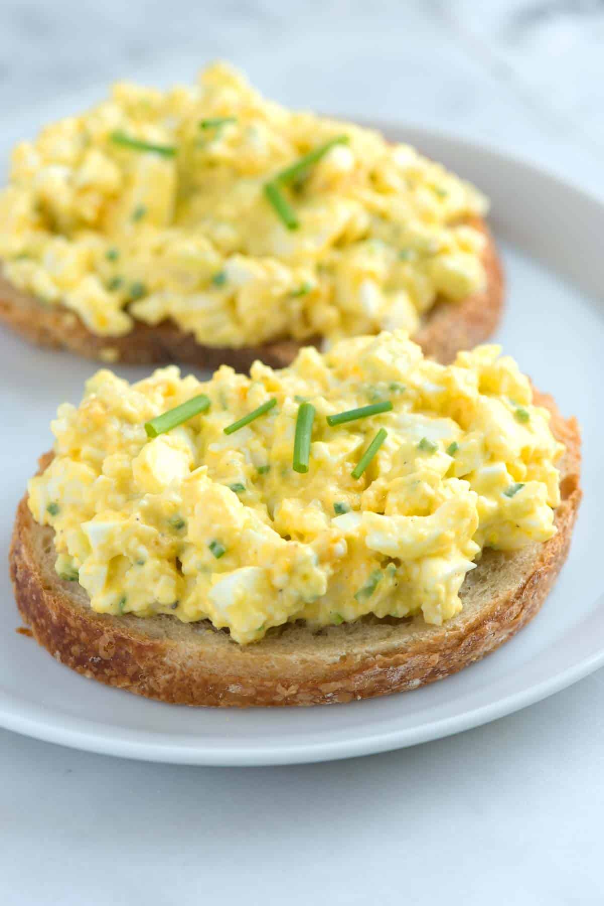 Learn how to make the best egg salad, plus our tips for making it in advance. Egg Salad on bread
