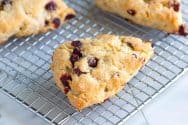 Easy Cranberry Orange Scones