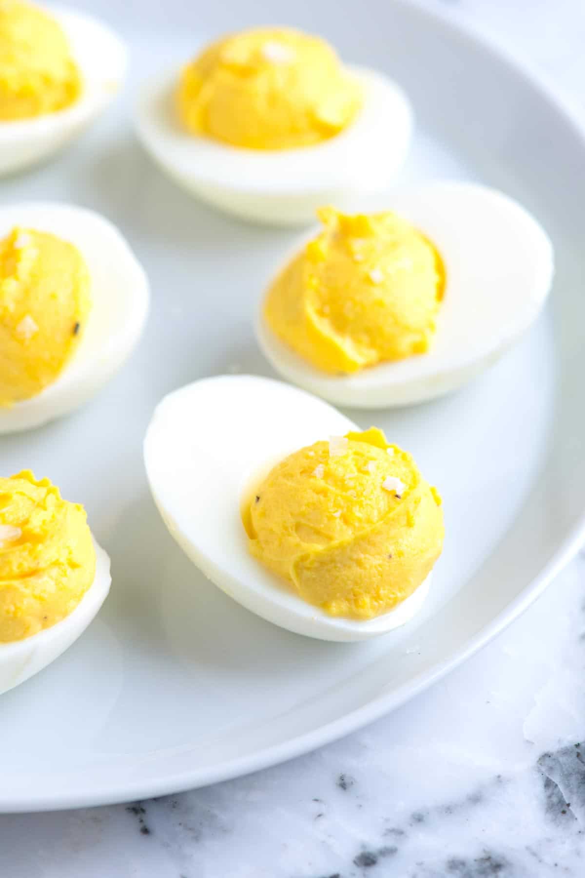 Perfect deviled eggs