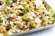 Shredded Chicken Nachos
