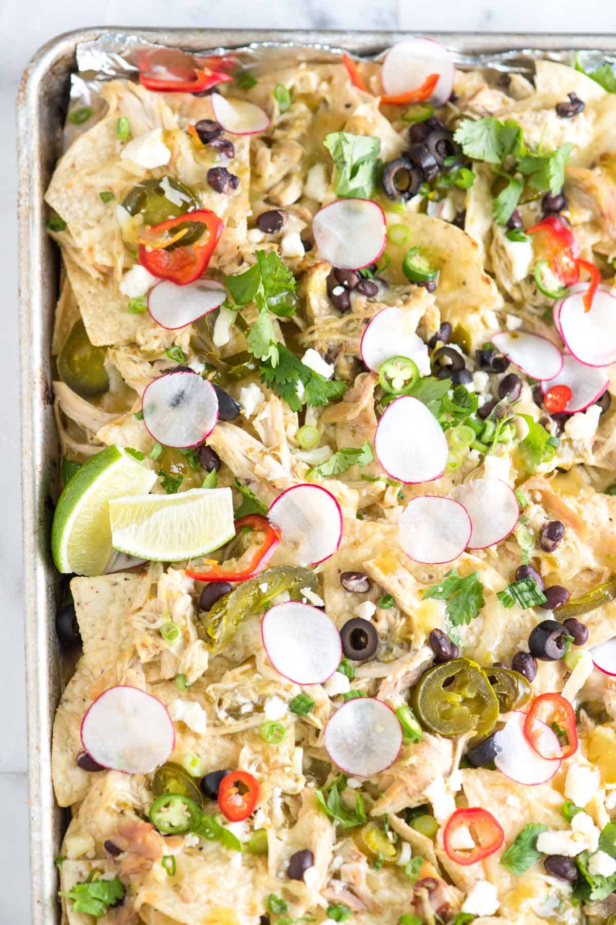 Shredded Chicken Nachos