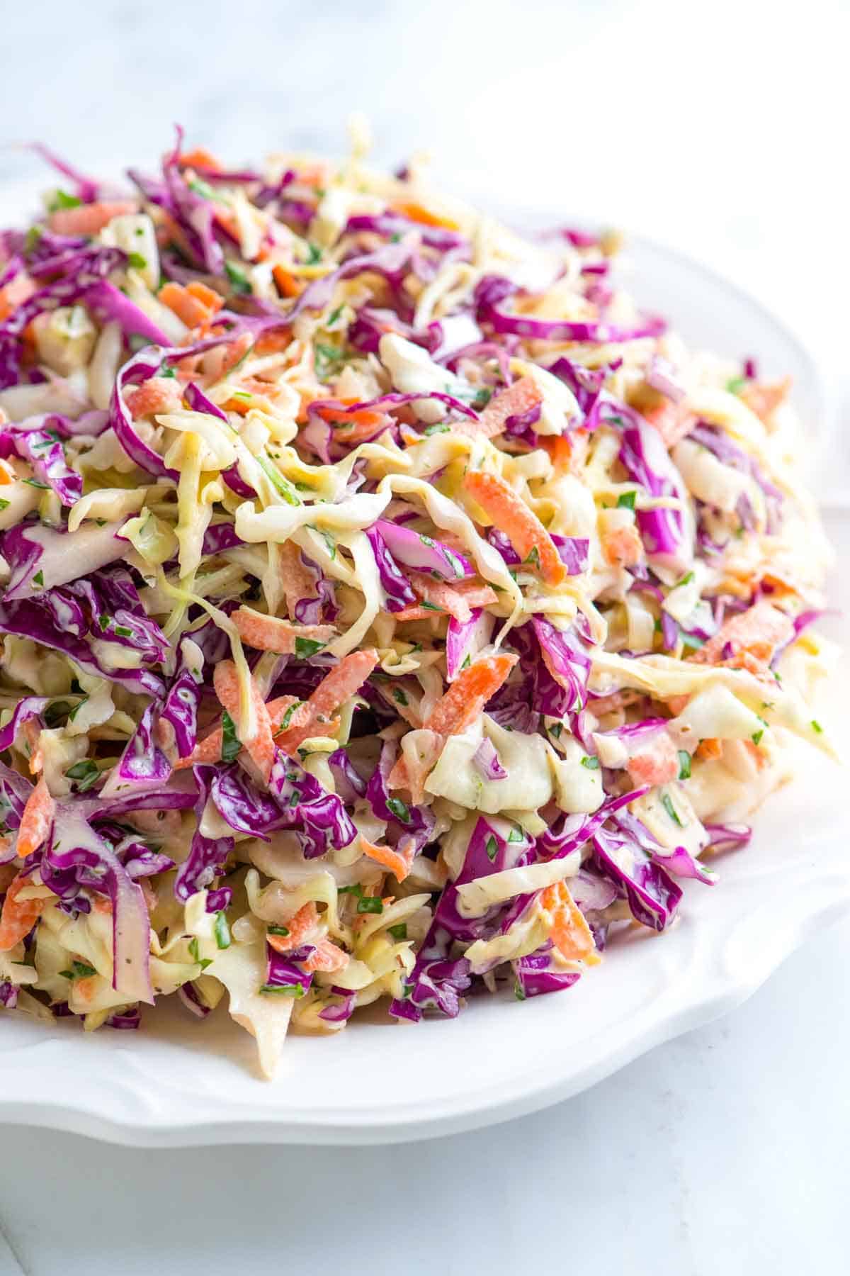 Coleslaw with a creamy dressing