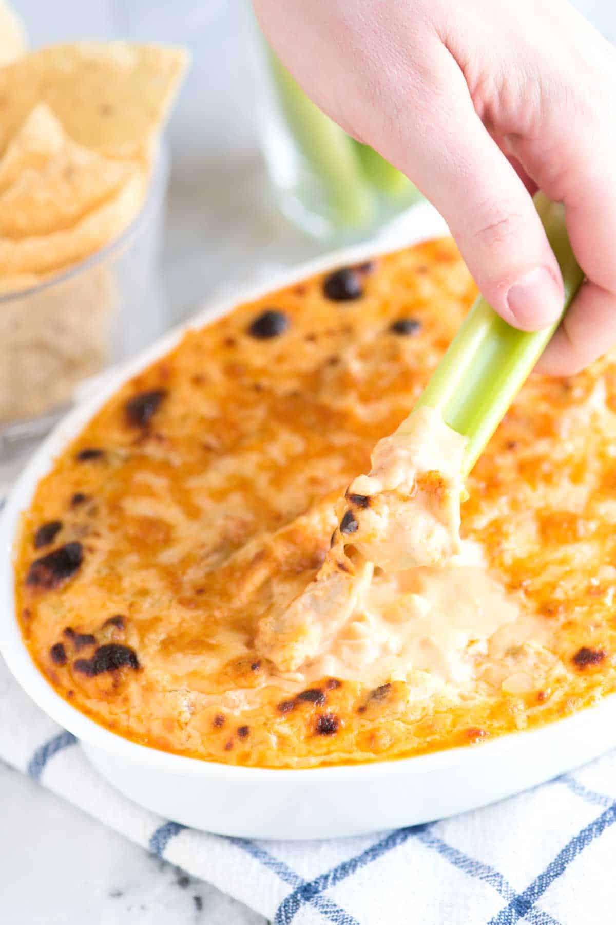 Baked Buffalo Chicken Dip