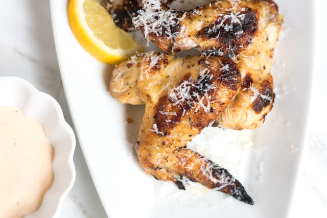 Grilled Lemon Garlic Wings Recipe Grilled Lemon Garlic Wings Recipe