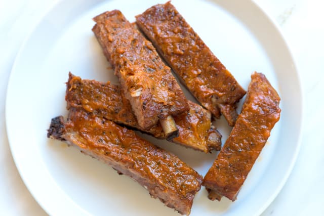 Bacon Bourbon Oven Baked Ribs