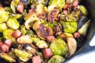 Roasted Brussels Sprouts with Garlic