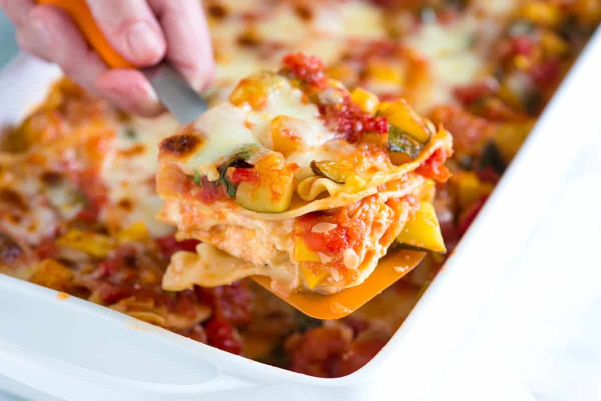 Easy Vegetable Lasagna Recipe Easy Vegetable Lasagna Recipe