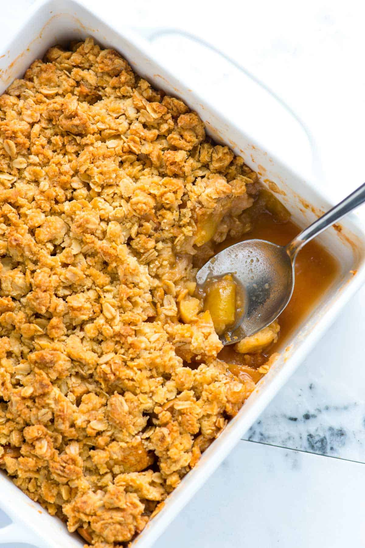 Easy Apple Crisp with Oat Topping