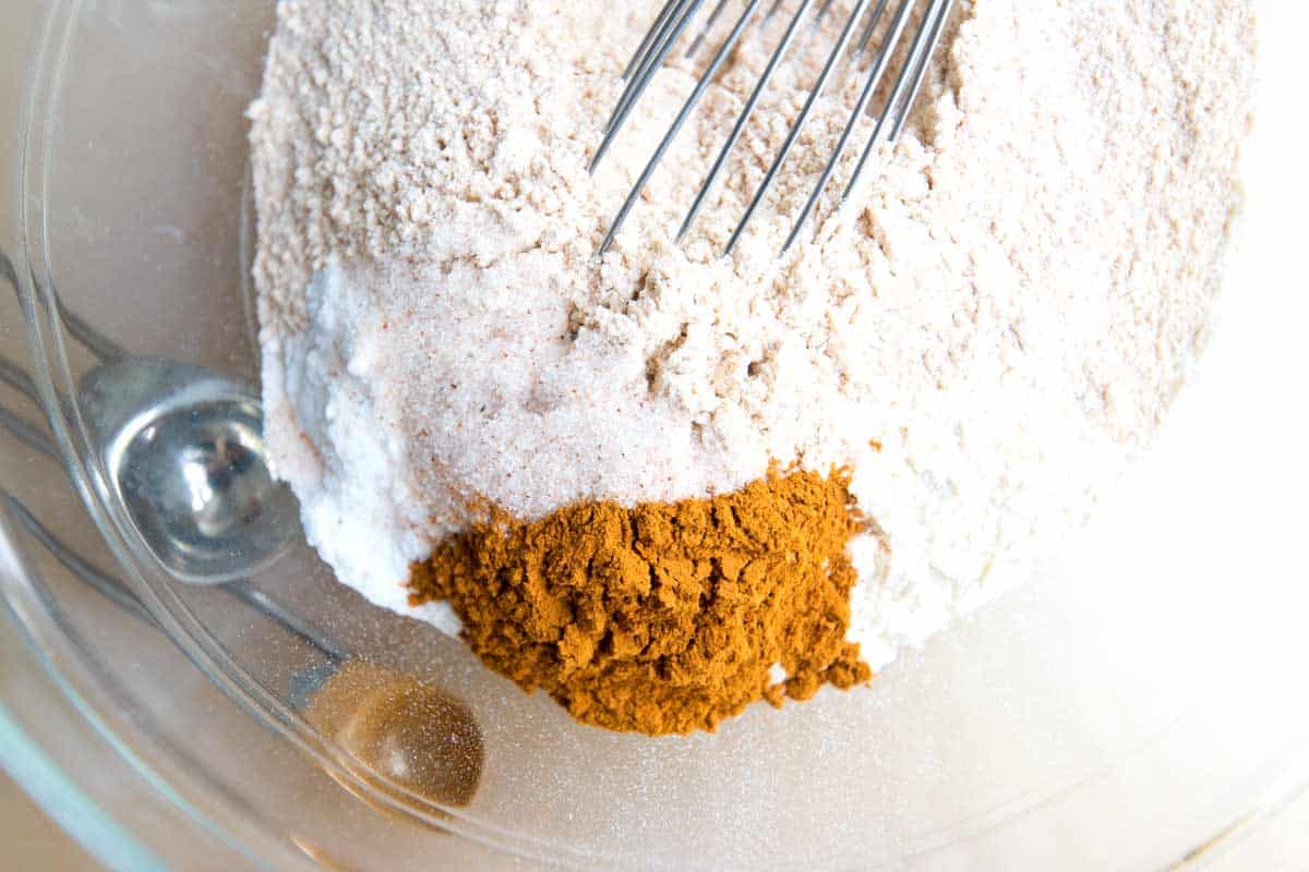 Mixing the dry ingredients