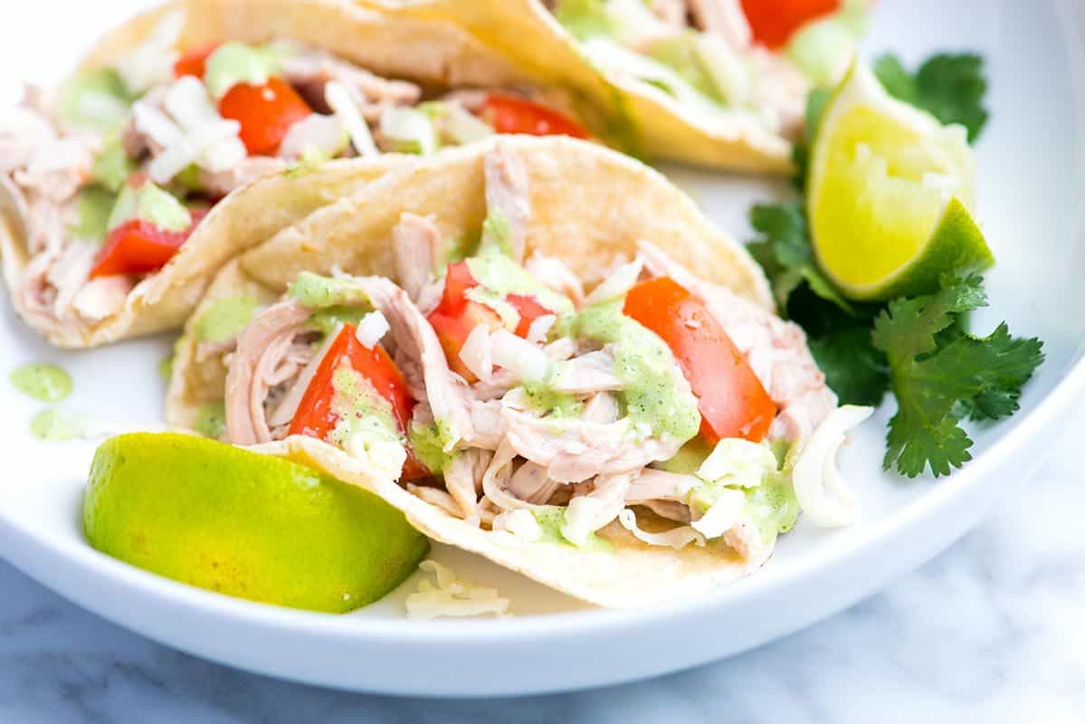 Easy Shredded Chicken Tacos