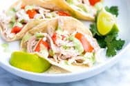 Easy Shredded Chicken Tacos