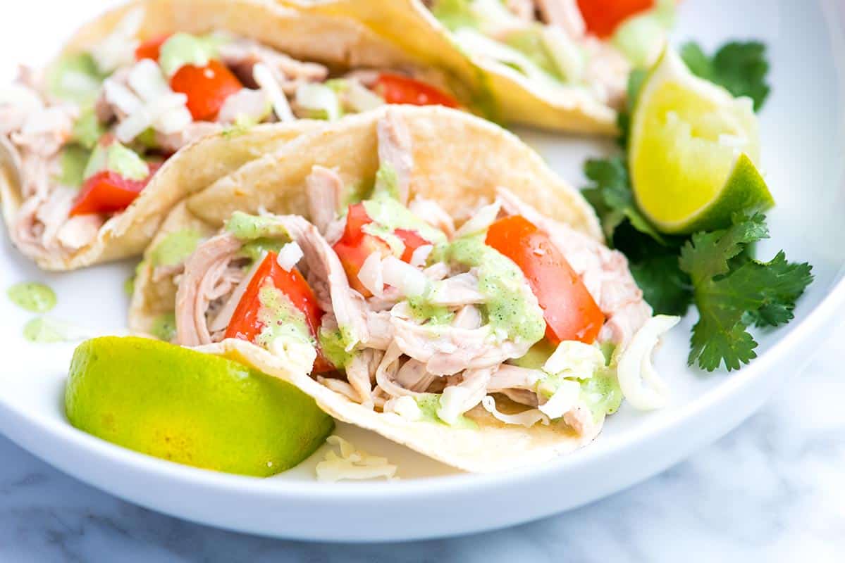 Easy Shredded Chicken Tacos