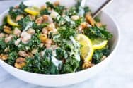 Tahini Kale and White Bean Salad