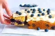 Easy Lemon Blueberry Cake