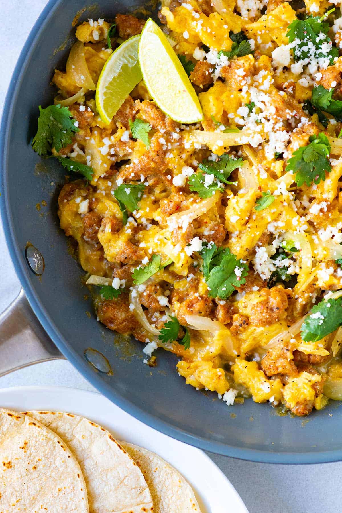 Easy Chorizo and Eggs