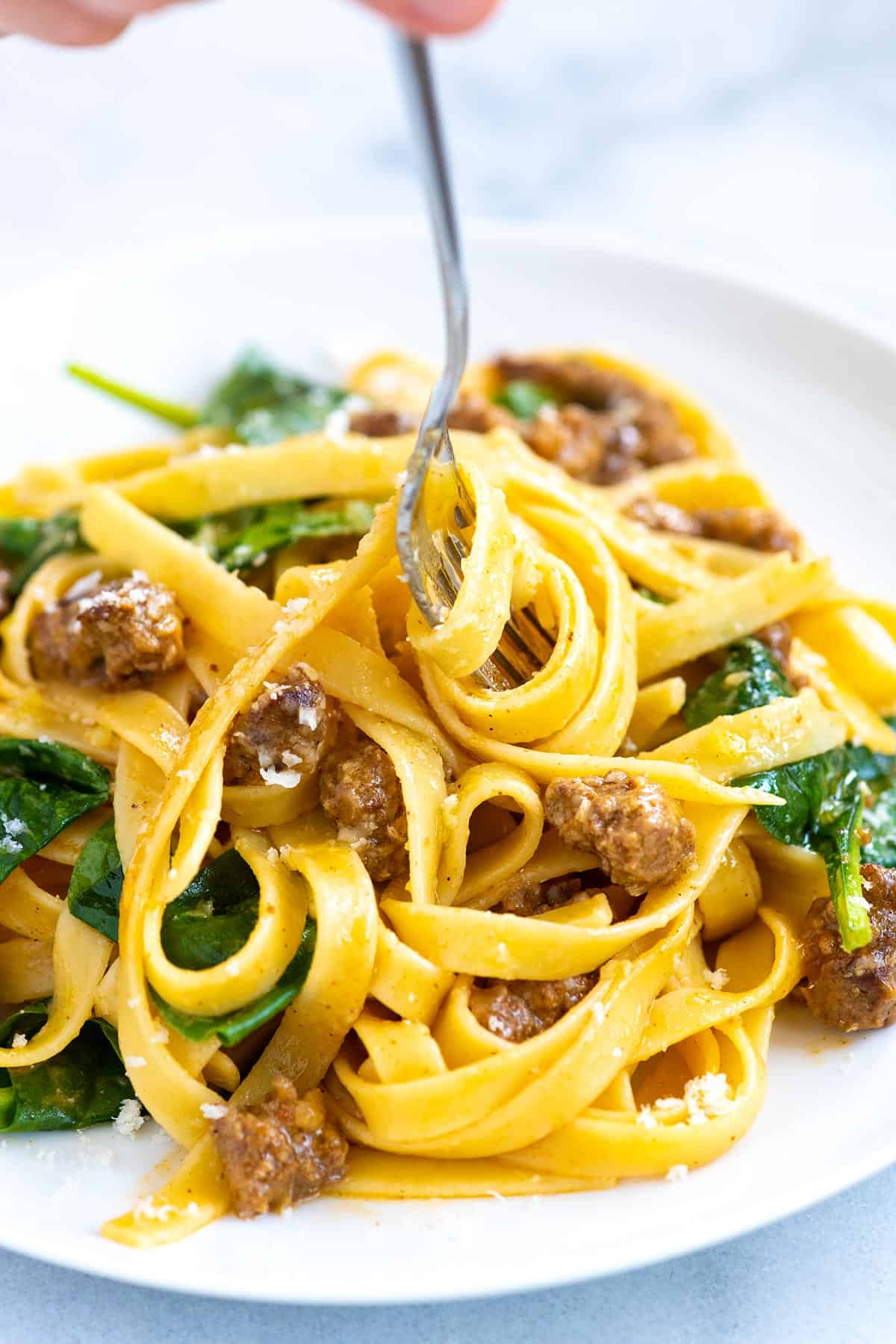 How to Make Perfect Fettuccine Alfredo Pasta Sausage Alfredo Pasta