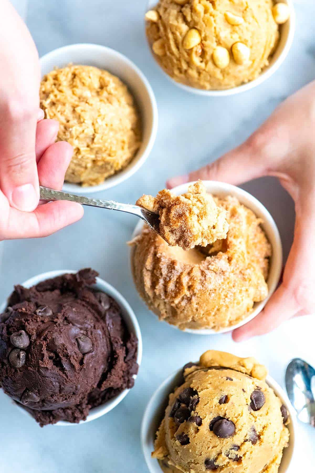 How to Make the Best Edible Cookie Dough Edible Cookie Dough (5 Flavors!)