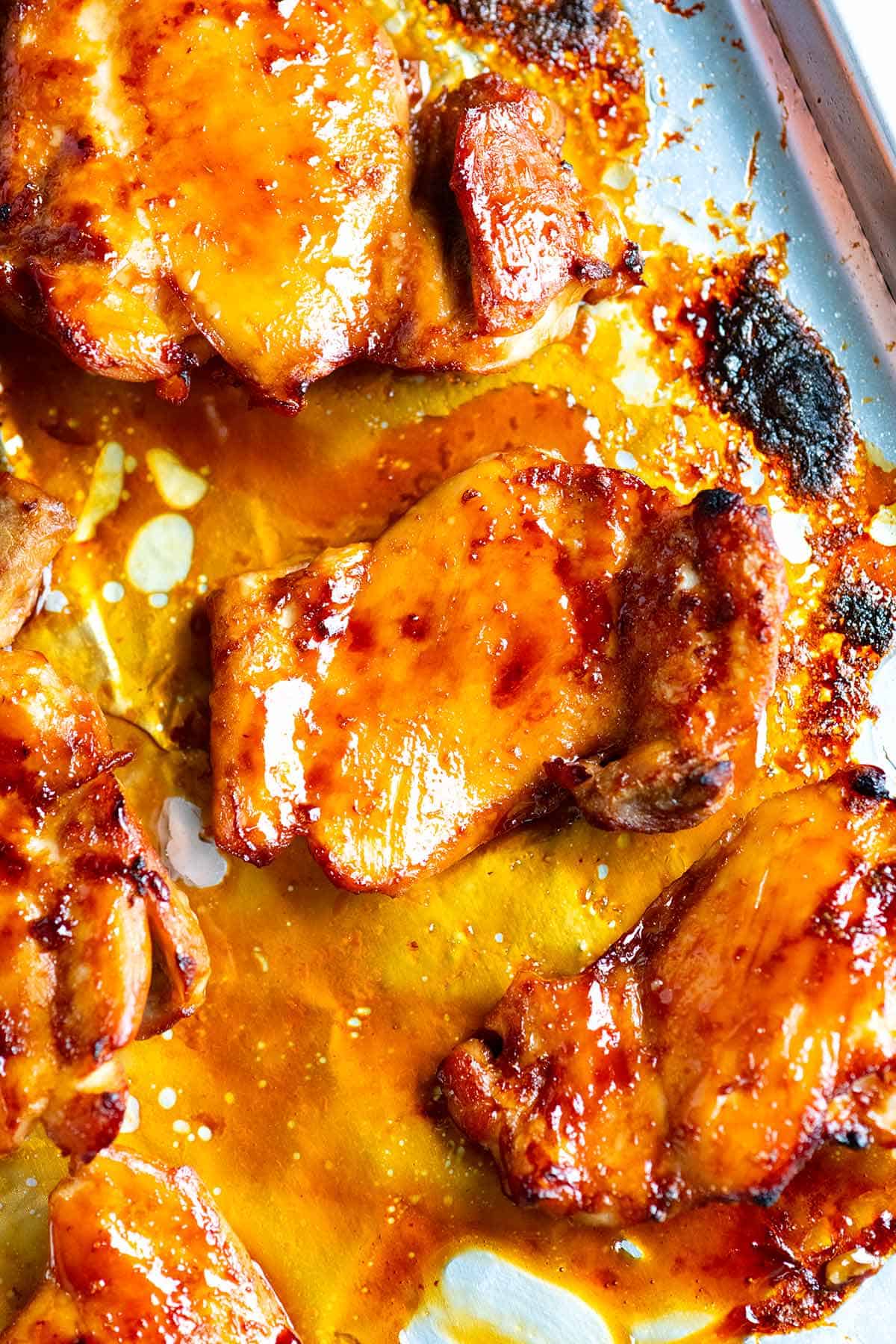 Broiled chicken for teriyaki chicken