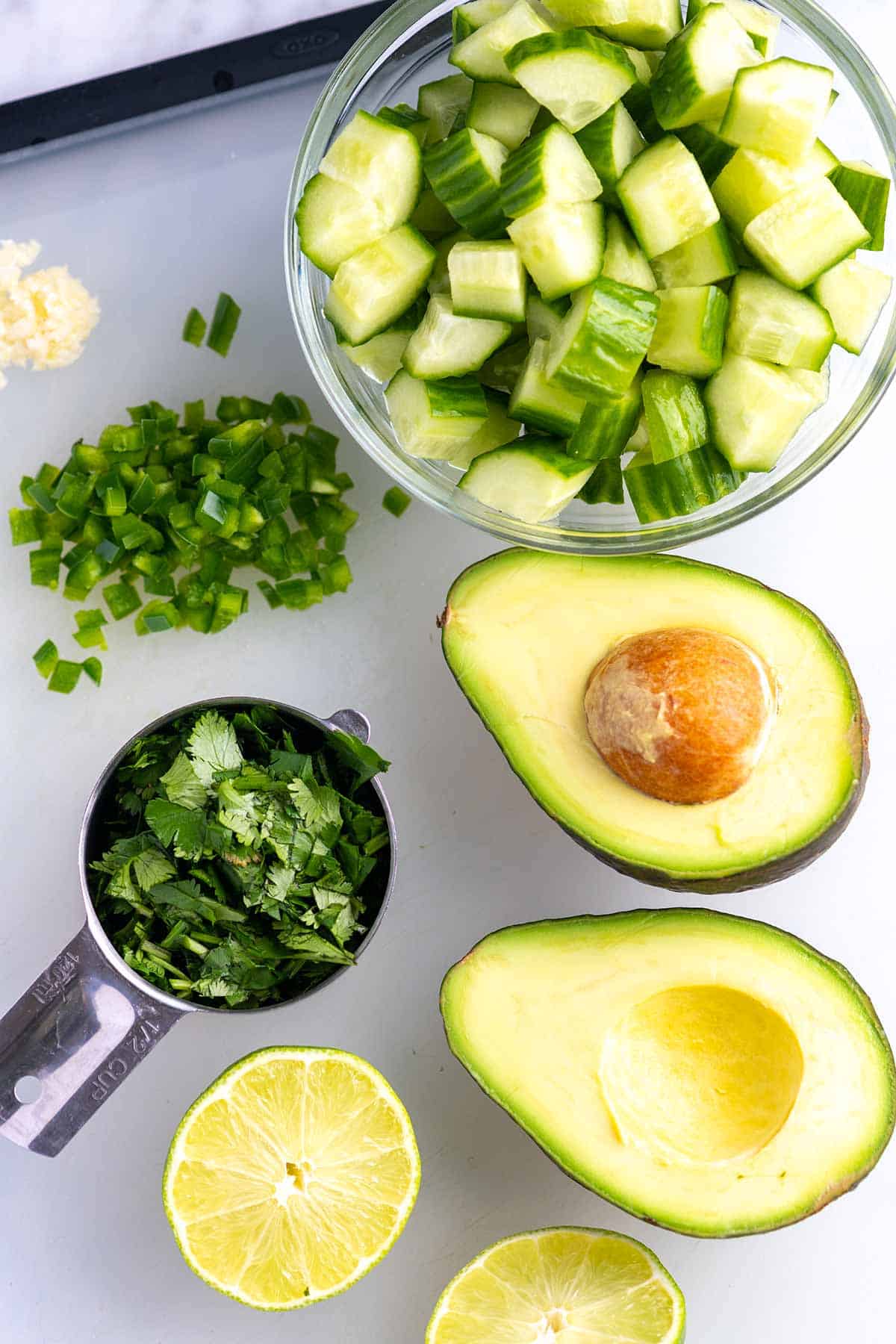 Avocado Salad Ingredients