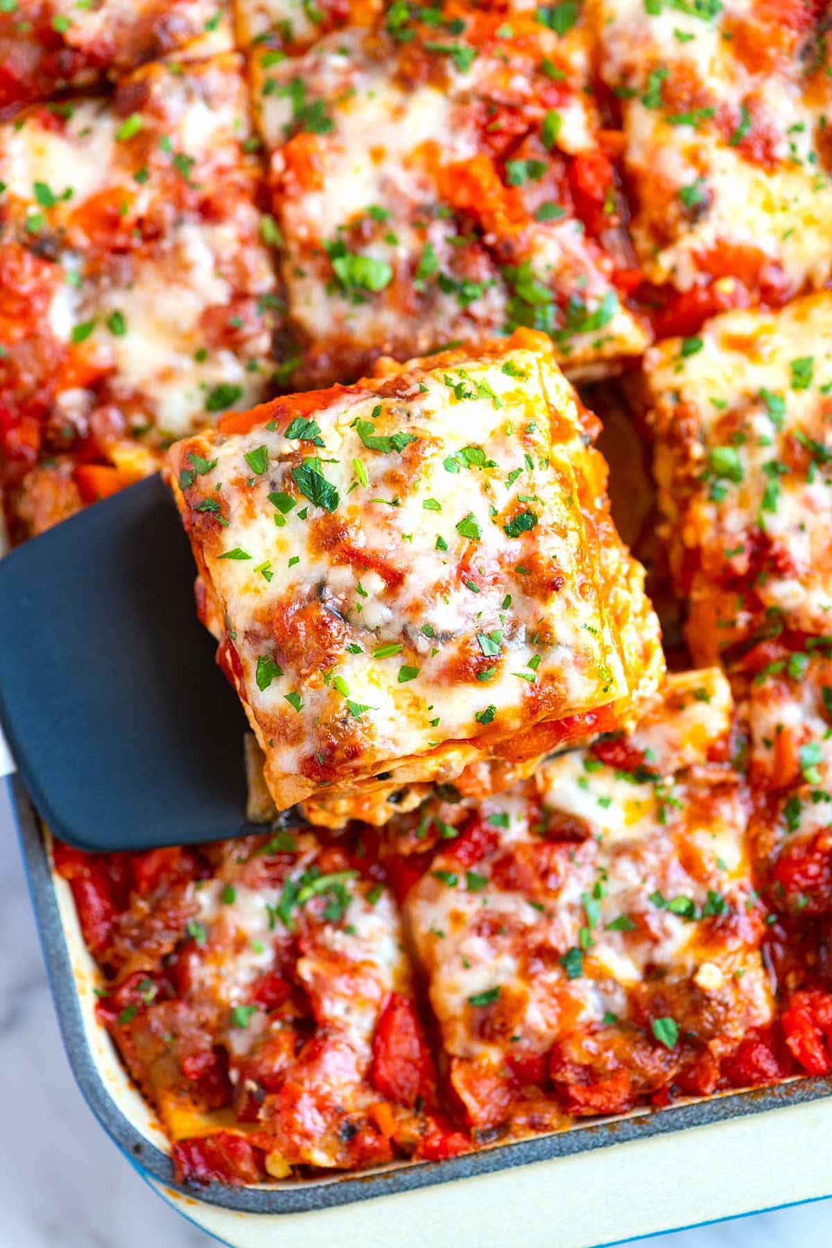 Easy Lasagna with Meat Sauce