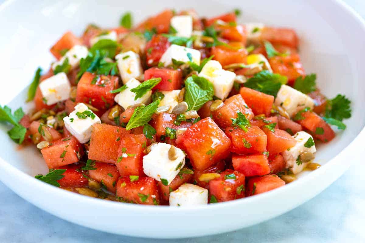 Easy Watermelon Feta Salad