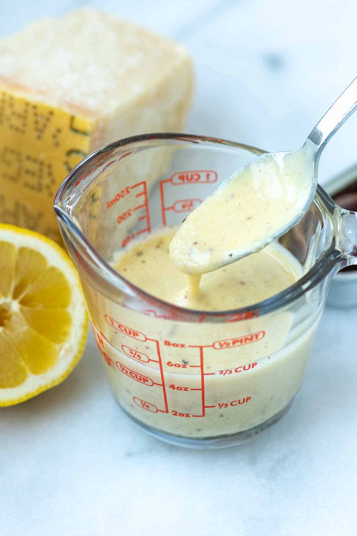 Homemade Caesar Salad Dressing