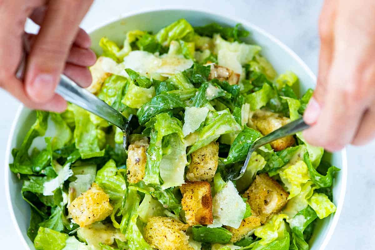 Homemade Caesar Salad