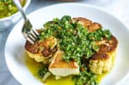 Chimichurri Cauliflower Steak