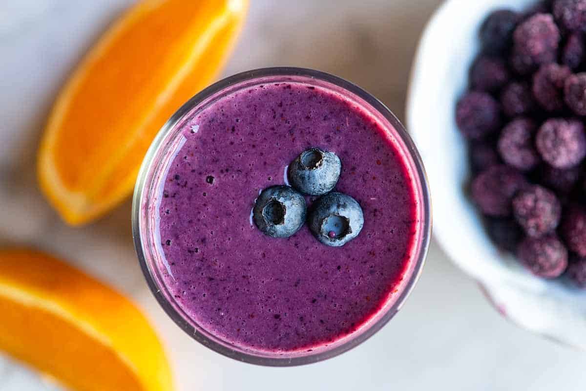 The Best Blueberry Smoothie